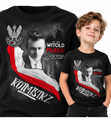koszulka dziecięca Patriotyczna  WITOLD PIELECKI